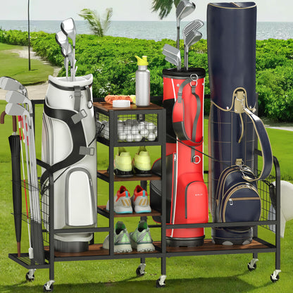 Garage Golf Storage Rack