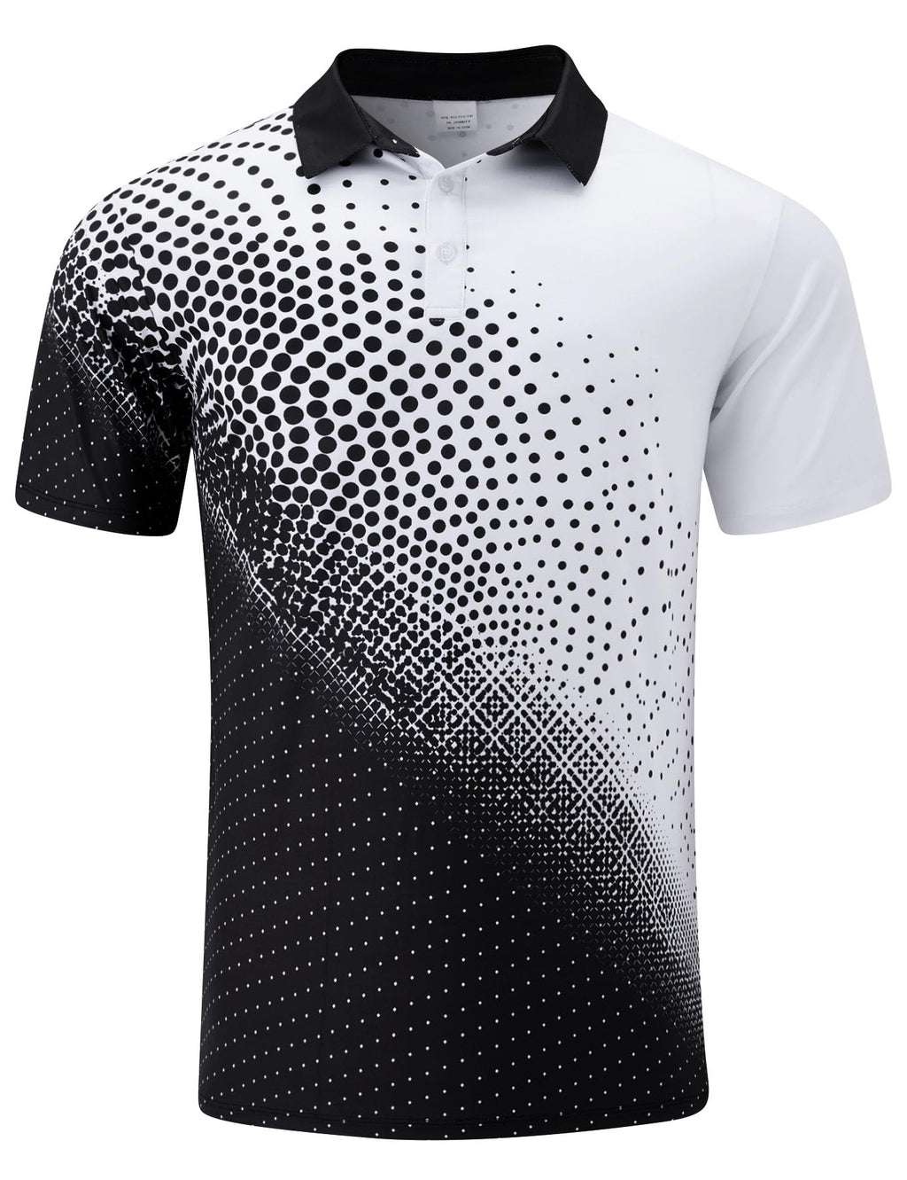 AeroSwing Men's Dot Print Golf Polo