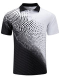 AeroSwing Men's Dot Print Golf Polo