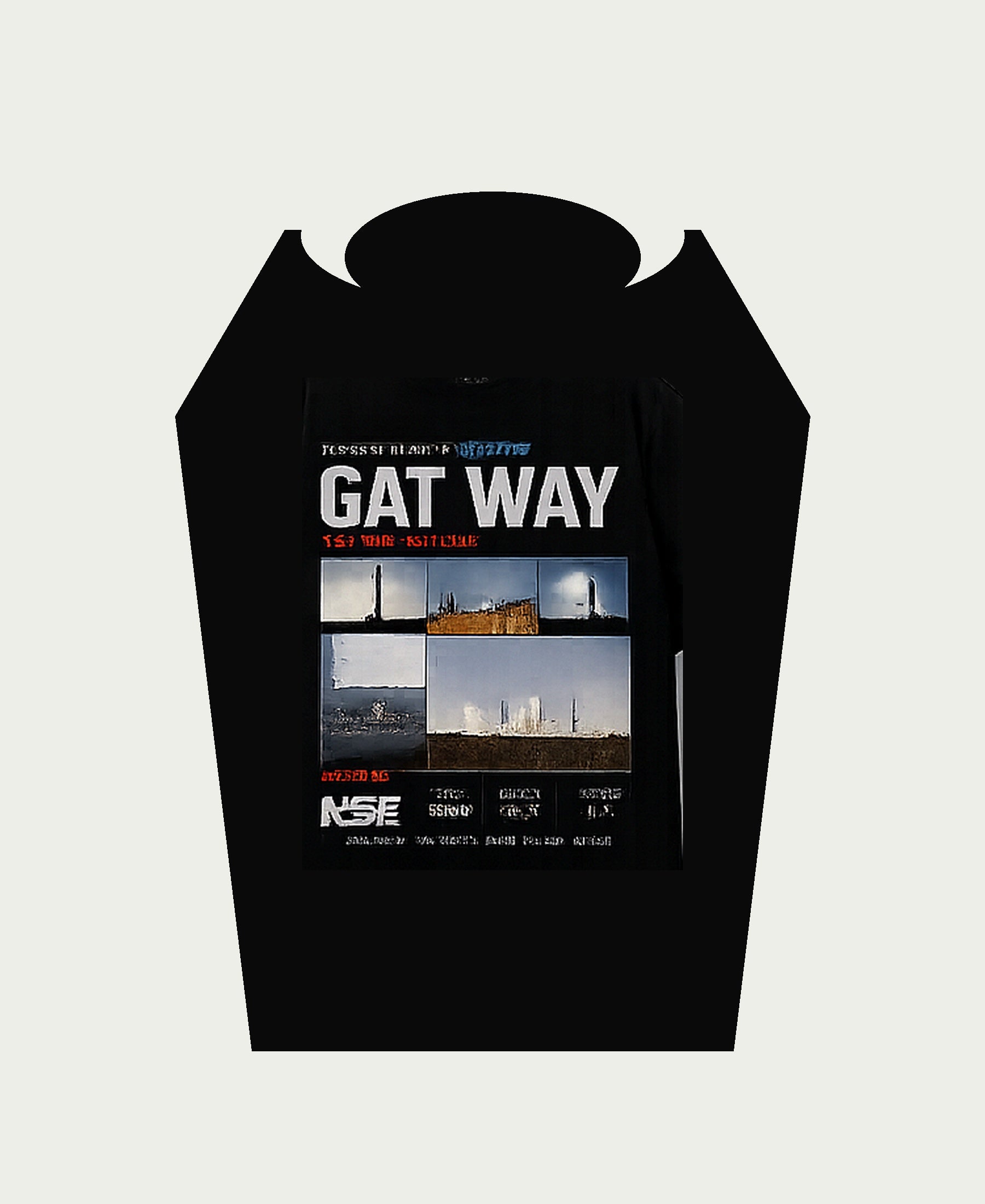 GAT WAY T-Shirt front print preview