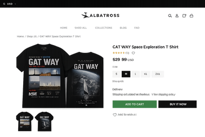 GAT WAY Space Exploration T-Shirt preview